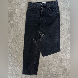 ZARA BLACK size 10 high waisted jeans